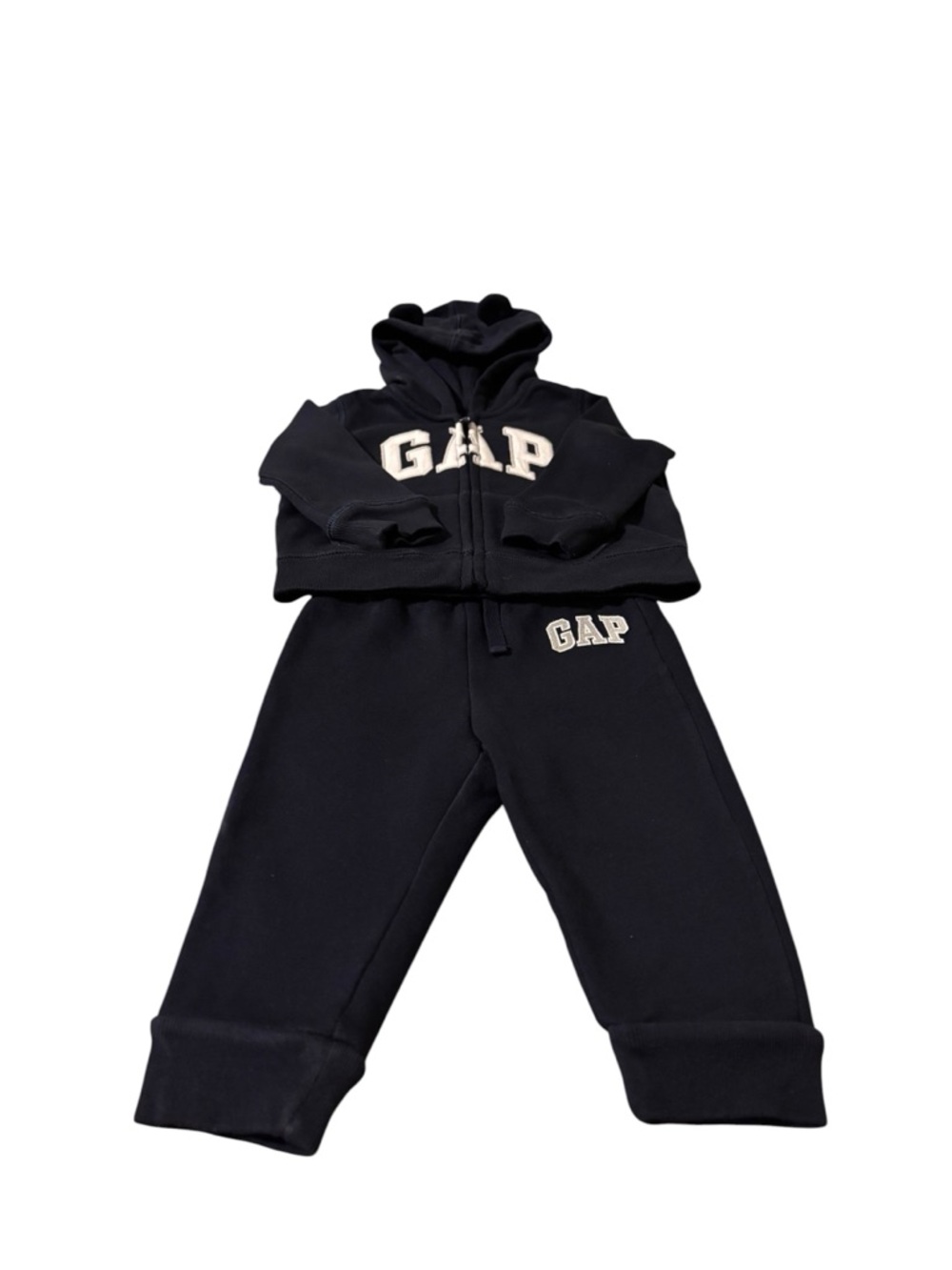 Baby GAP Toddler Boy Navy Zip Hoodie and Sweatpants Set